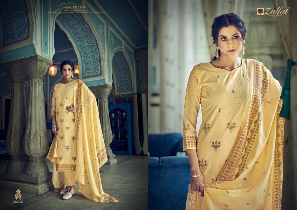 Zulfat Kalakruti Fancy Cotton Printed Dress Materials 